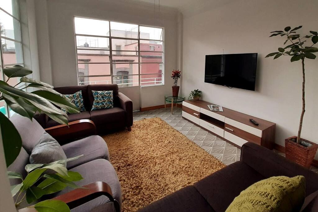 2B Acogedor Y Amplio Depto, Centro Historico Cdmx Leilighet Mexico by Eksteriør bilde